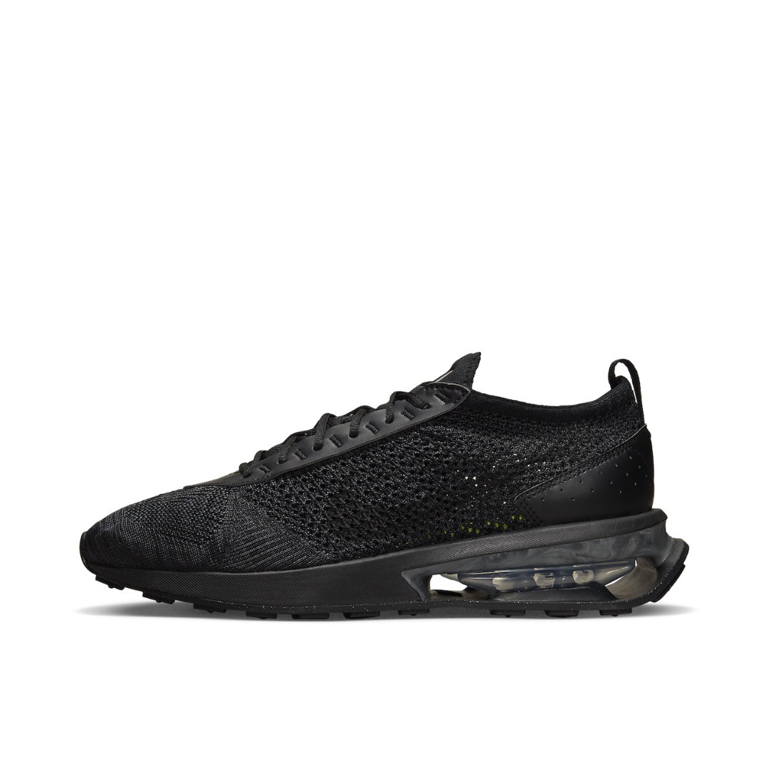 推荐商品：Nike Air Max Flyknit Racer 跑鞋 休闲减震防滑耐磨轻便透气支撑织物运动 黑色