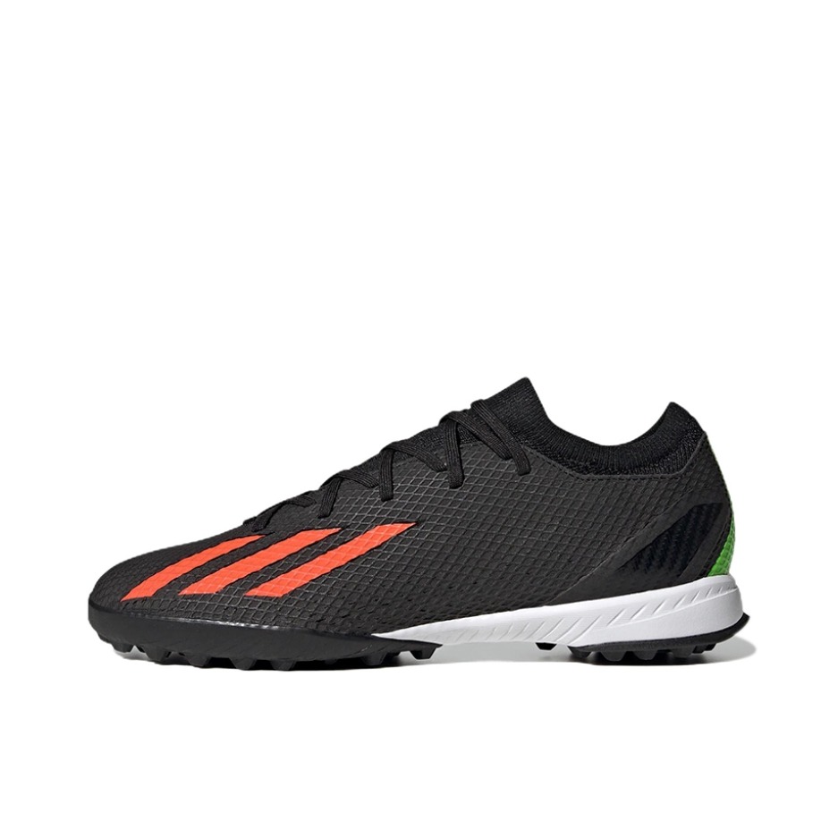 推荐商品：adidas X Speedportal.3 TF 入门 胶质碎钉 人造草地 防滑耐磨 舒适轻便 足球鞋 黑色/红色/绿色