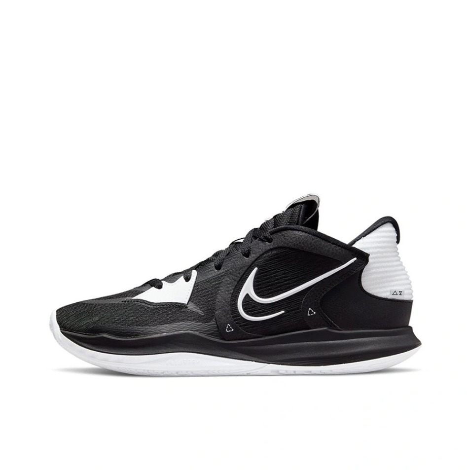 推荐商品：Nike Kyrie Low 5 透气 防滑耐磨 支撑 圆头织物 实战 篮球鞋 国外版/黑色/白色