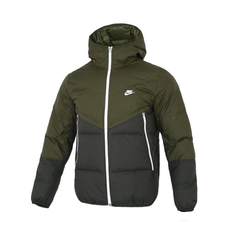 Nike STORM-FIT 防风短款加厚防寒保暖连帽羽绒服 男女同款 DD6796