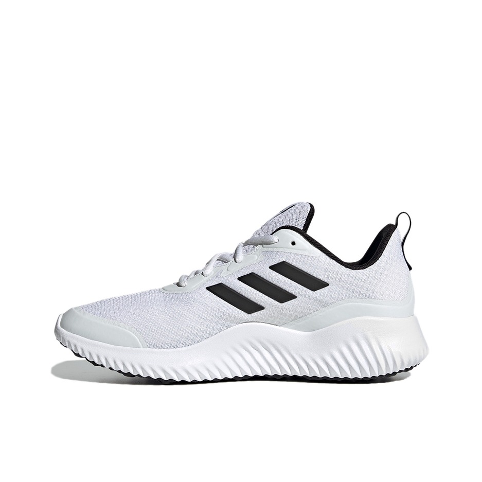 推荐商品：adidas Alphacomfy 跑鞋 缓震耐磨轻便透气轻运动织物跑步风 白色
