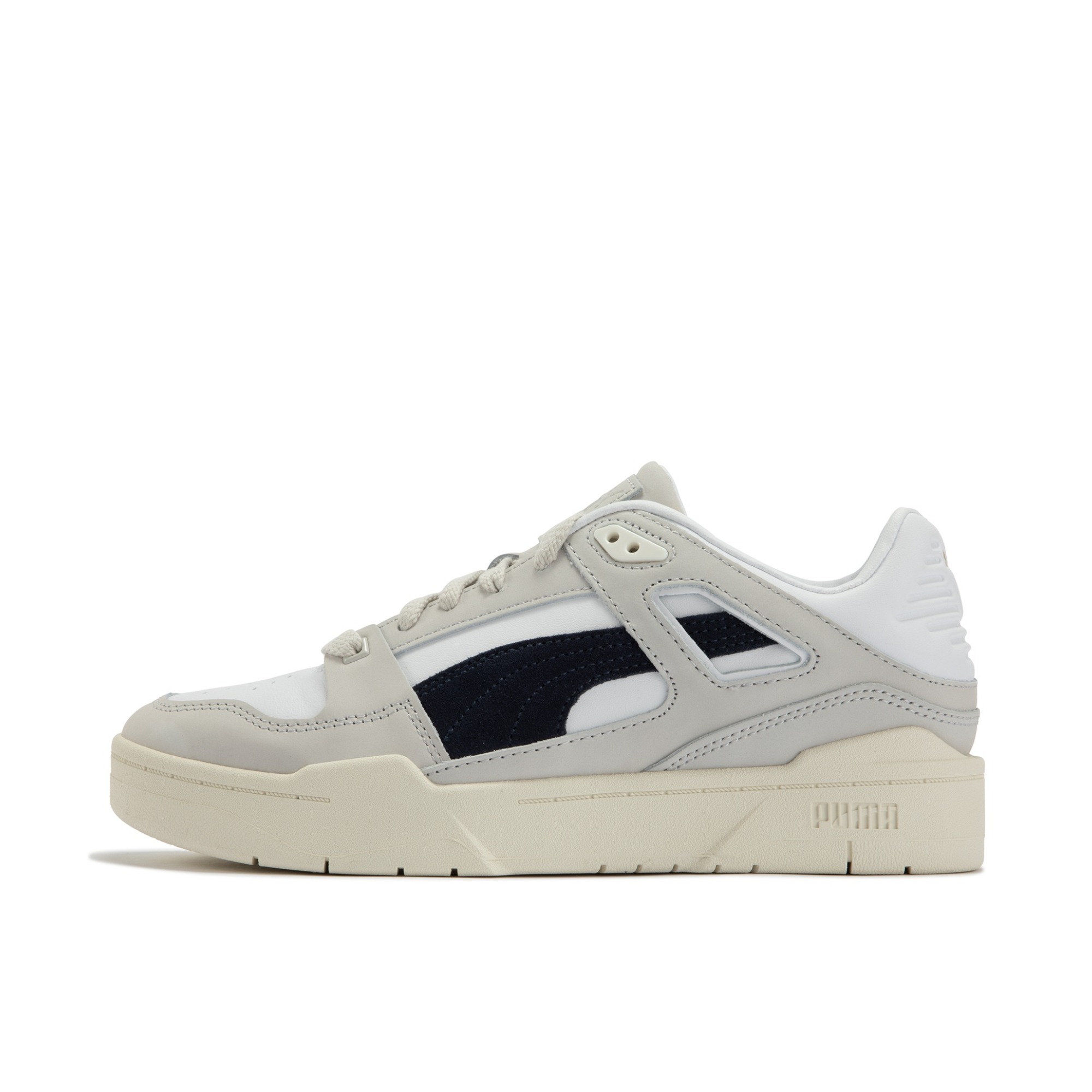 推荐商品：Puma/彪马 Slipstream 板鞋 潮流复古防滑耐磨舒适透气减震圆头 冰川灰/米白色