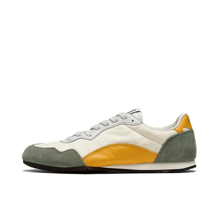 推荐商品：Onitsuka Tiger 鬼冢虎 Serrano 运动休闲鞋 舒适轻便防滑耐磨网布透气百搭复古减震包裹性低帮 米色/黄色/绿色