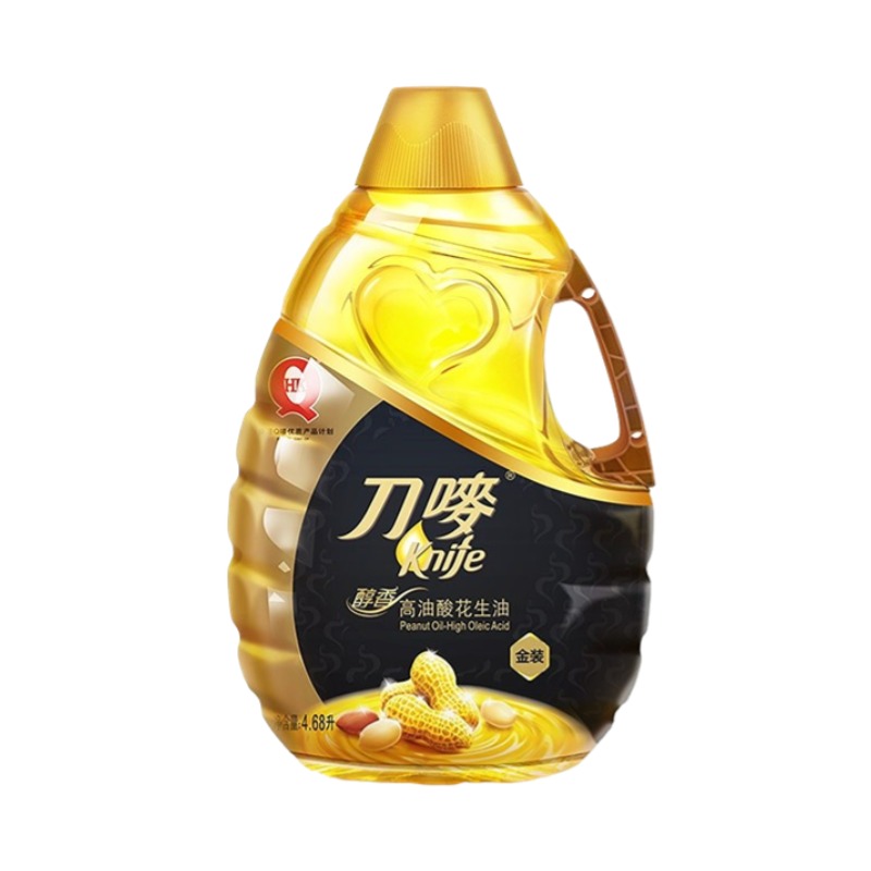 推荐商品：刀唛 压榨一级 高油酸花生油 物理压榨 醇香浓郁
