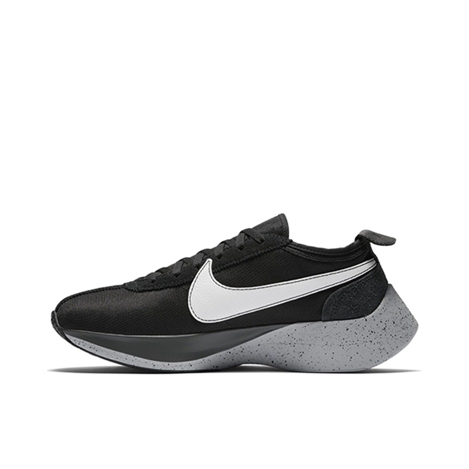 推荐商品：Nike Moon Racer 跑鞋 复古潮流防滑编织 Black Wolf Grey 男款/黑色