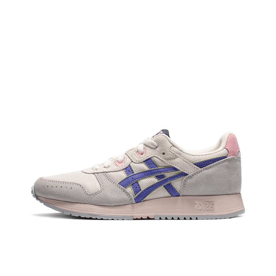 推荐商品：Asics/亚瑟士 Lyte Classic 舒适减震 防滑耐磨 轻便透气 复古潮流 织物 网布 跑鞋 奶白色/蓝色
