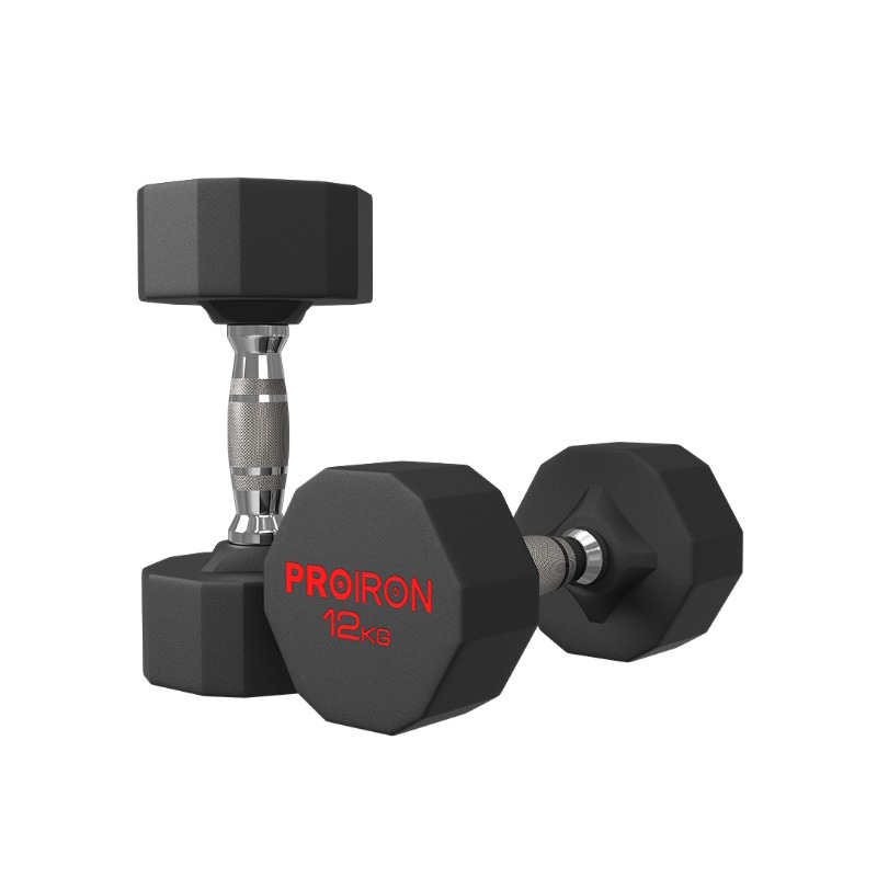 推荐商品：PROIRON 12边形纯钢哑铃