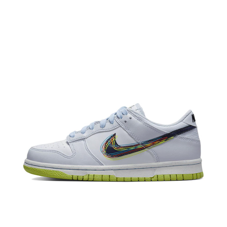 推荐商品：Nike Dunk 板鞋 经典复古百搭 GS/蓝色/绿色