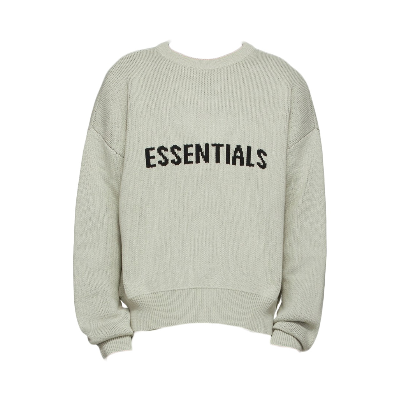 Fear of God 副线Essentials / Knit Pullover Sweater 纯色字母提花圆领套头长袖毛衣 男女同款