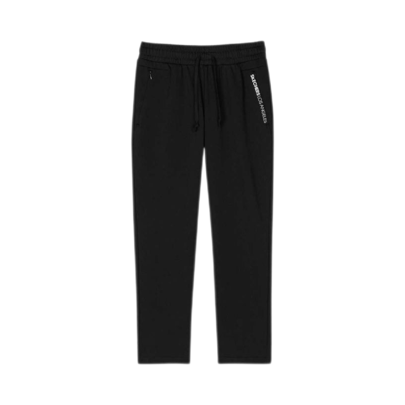 Skechers 针织直筒运动长裤 L320M120