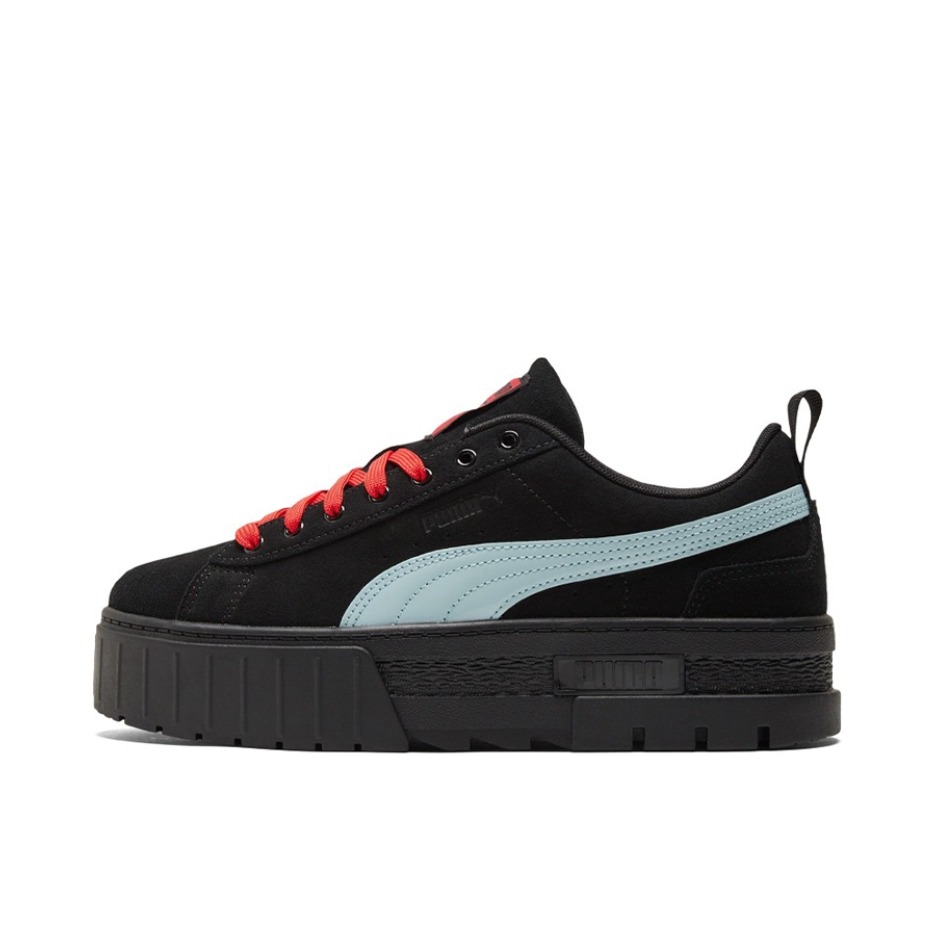 推荐商品：Puma/彪马 Mayze 运动休闲鞋 耐磨经典复古厚底舒适透气抗磨损 Dua Lipa联名/黑色/蓝色