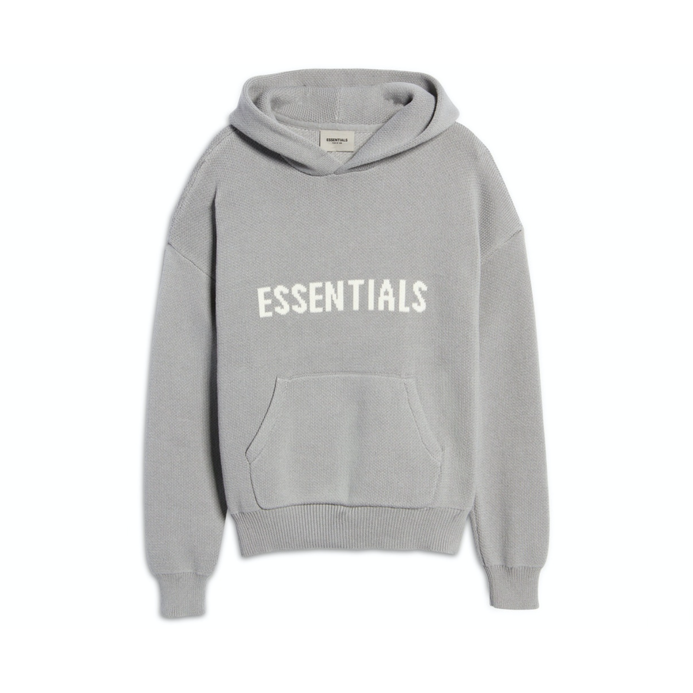 Fear of God 副线 Essentials x Nordstrom 合作款 纯色口袋Logo针织连帽衫 男女同款