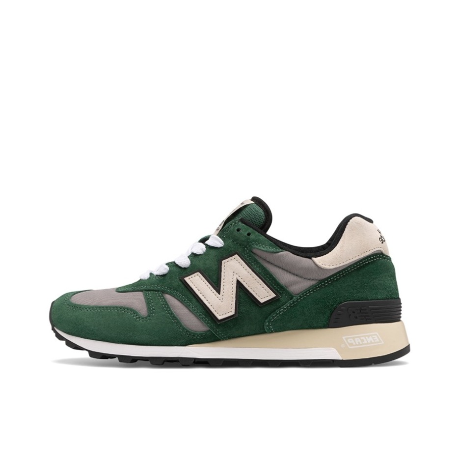推荐商品：New Balance 1300 JP 跑鞋 合成革减震回弹防滑耐磨舒适百搭低帮 绿灰色