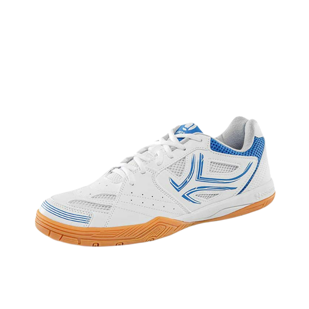 推荐商品：Decathlon/迪卡侬 TTS500 缓震耐磨 轻便透气 防滑 训练鞋 白色/蓝色
