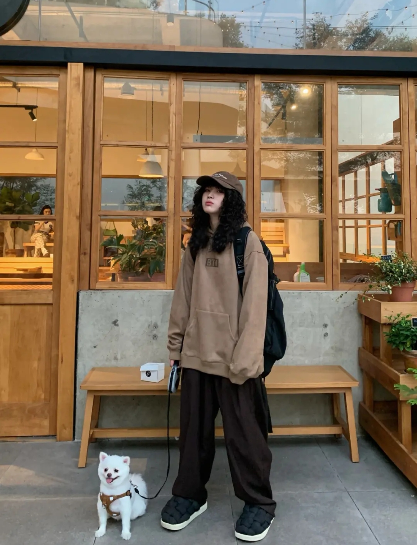 BTW麂皮卫衣