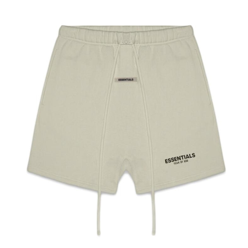 【陈哲远同款】Fear of God 美式副线棉质字母标语印花反光尼龙抽绳徽标休闲短裤