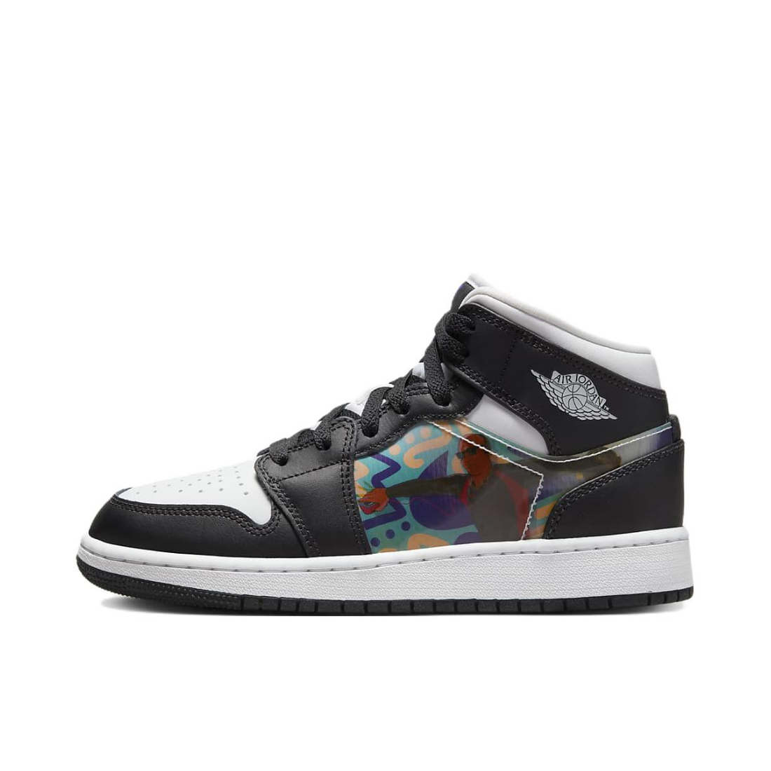 推荐商品：Air Jordan 1 板鞋 运动休闲鞋 复古潮流支撑合成革 GS/黑色/白色
