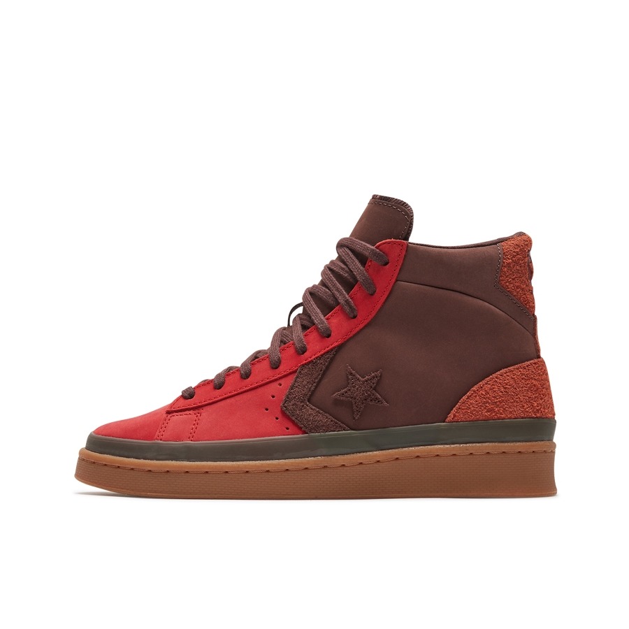 推荐商品：Converse/匡威 Pro Leather 复古 经典 防滑耐磨 运动 减震 板鞋 高帮/皮革/棕色/红色