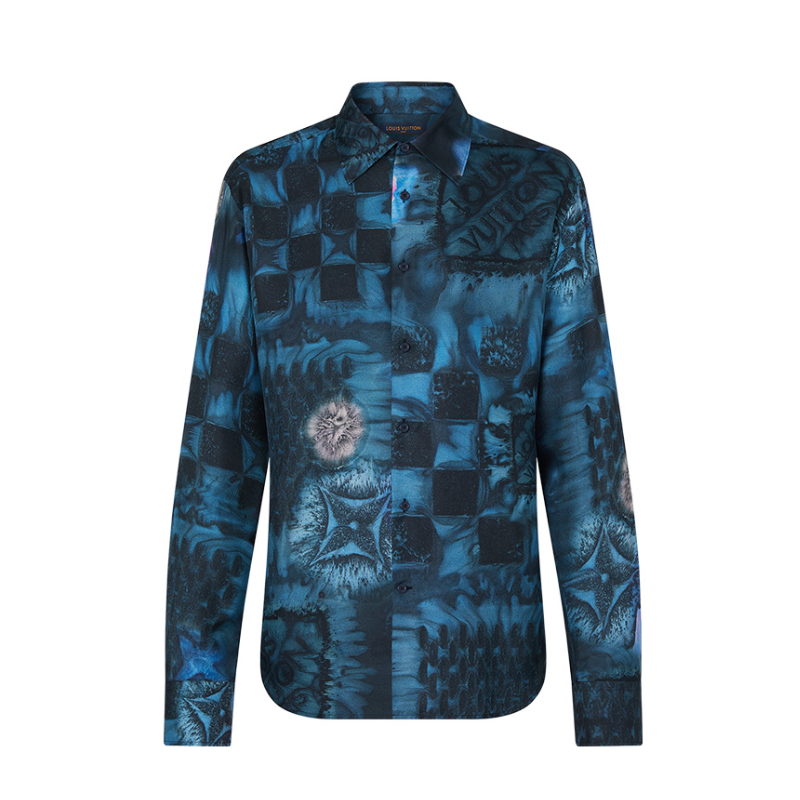 Louis Vuitton/路易威登 休闲提花晕染格子长袖衬衫