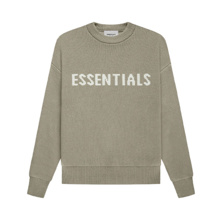 Fear Of God童装 Essentials kids徽标Logo提花圆领套头毛衣