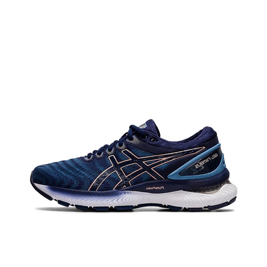推荐商品：Asics/亚瑟士 Gel-Nimbus 22 跑鞋 缓震回弹防滑耐磨轻便支撑透气马拉松织物圆头 藏蓝