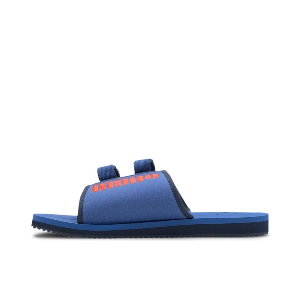 推荐商品：Puma/彪马 Wilo Lux Sandal 拖鞋 轻便透气运动一字防磨 蓝橙