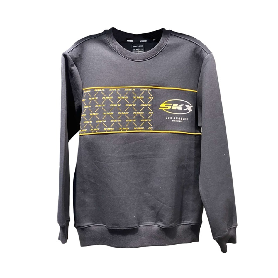 Skechers SKX复古系列针织套头卫衣 男女同款 L121M033