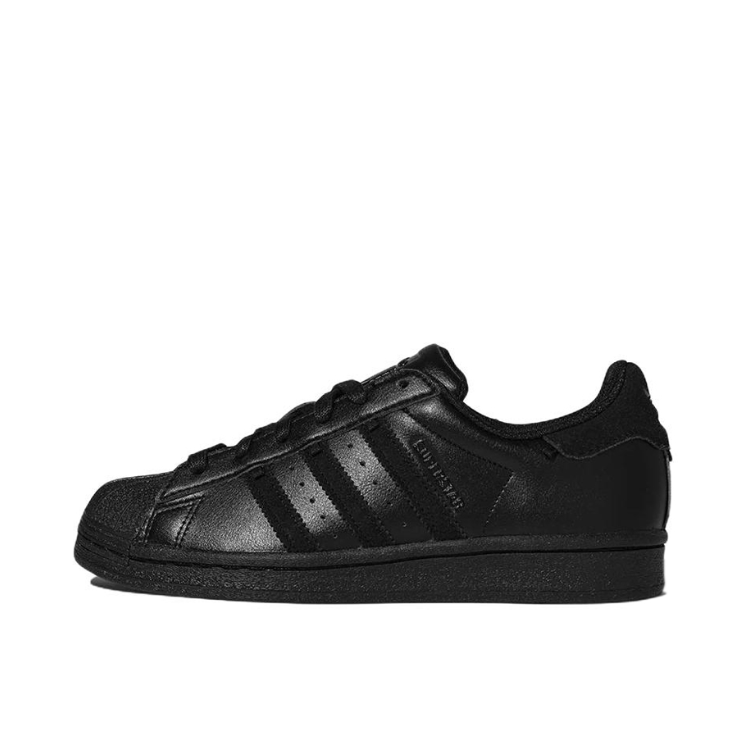 推荐商品：【宋雨琦同款】 adidas Originals Superstar 板鞋 轻便贝壳头薄底舒适百搭耐磨复古 全黑色