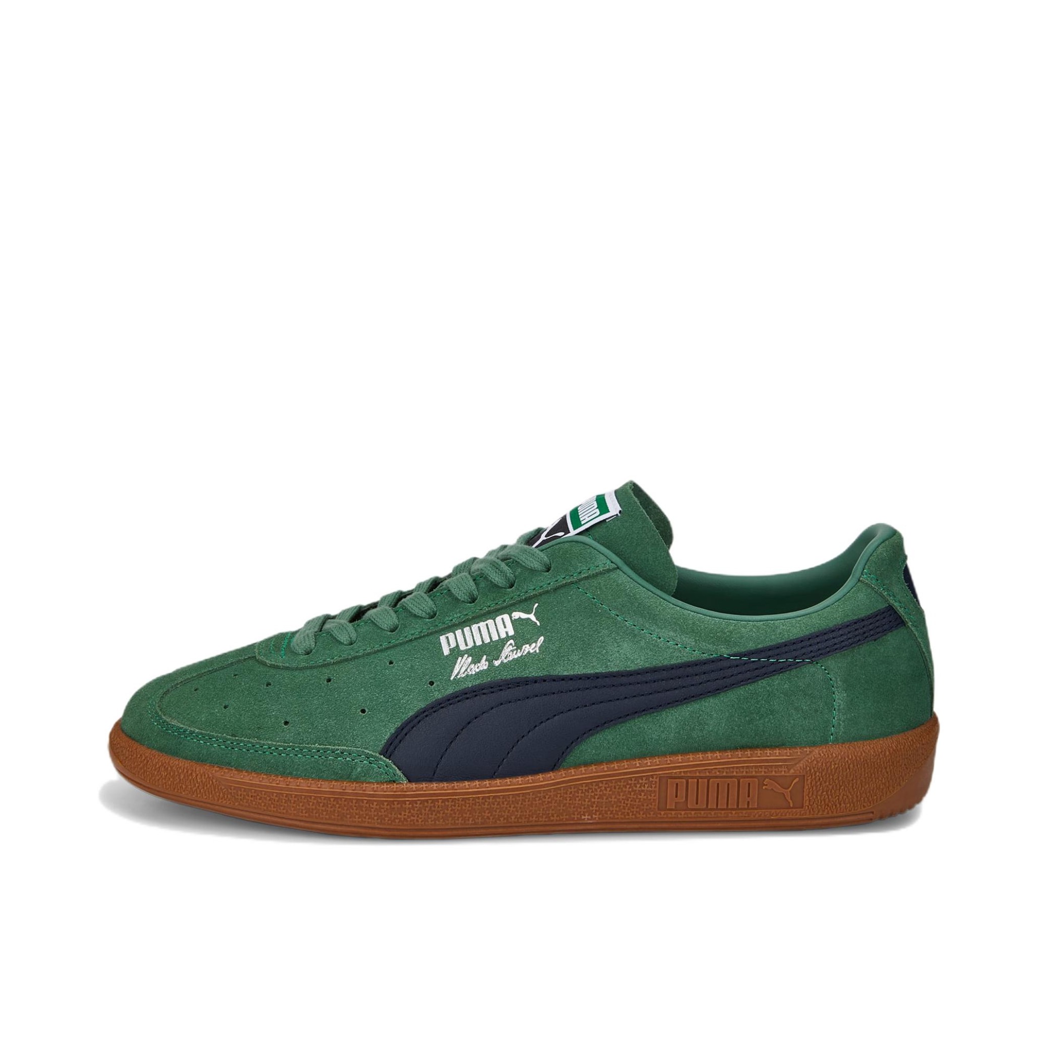 推荐商品：Puma/彪马 Vlado Stenzel Suede T头鞋 德训鞋 板鞋 舒适轻便防滑耐磨百搭复古 绿色/棕色