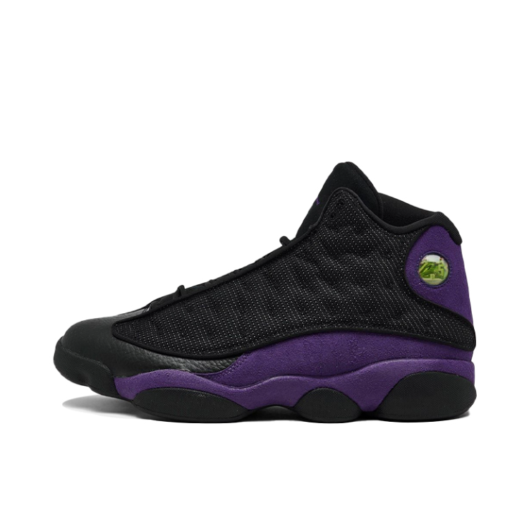 推荐商品：Air Jordan 13 篮球鞋 zoom air缓震支撑抓地减震防滑舒适拼接复古耐穿 GS/黑色/紫色