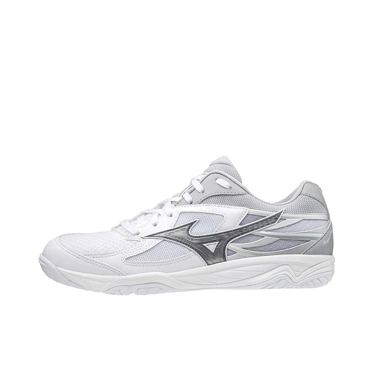推荐商品：Mizuno/美津浓 Spark 3 缓震回弹 防滑耐磨 网面透气 织物 合成革 舒适百搭 跑鞋 白色/银色