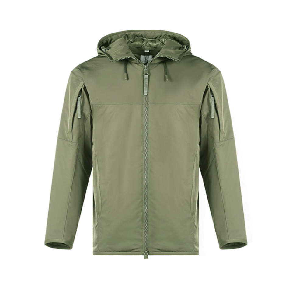 Burberry/博柏利 LOGO连帽棉服拉链 棉外套 男女同款