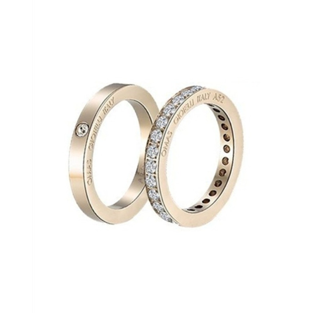 推荐商品：OMAS GIOIELLI OG心潮系列 镶钻情侣对戒戒指 M22R01CZSS