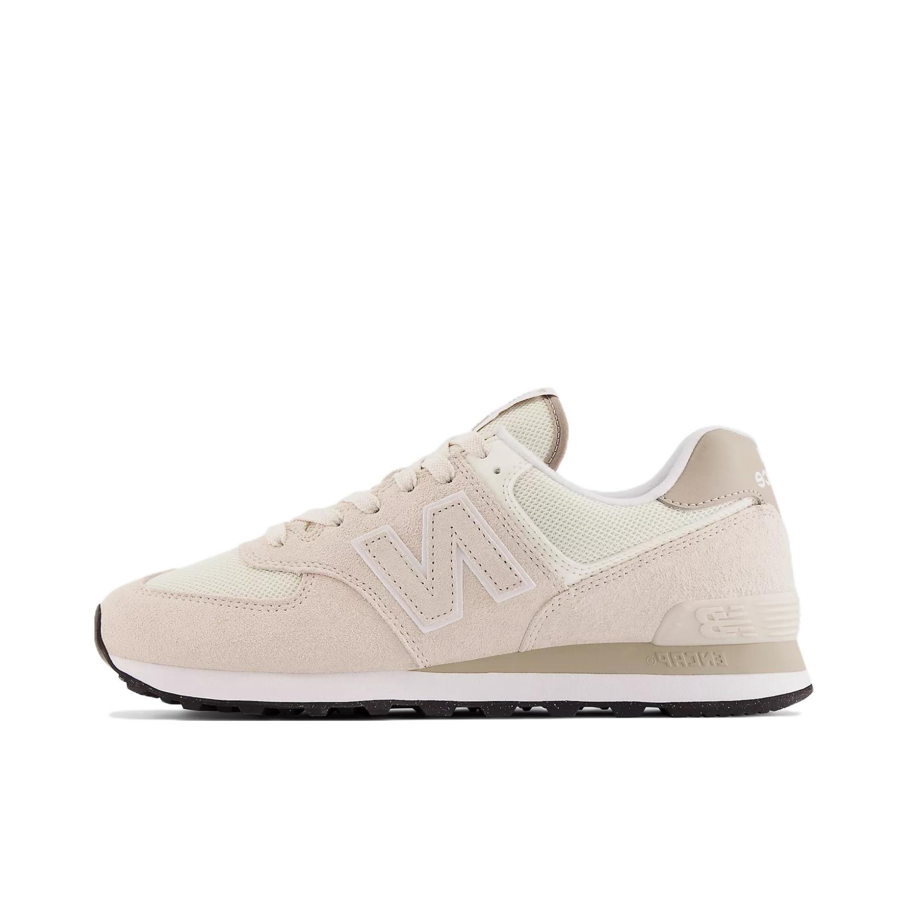 推荐商品：New Balance 574 运动休闲鞋 阿甘鞋 经典复古防滑耐磨缓震舒适透气时尚百搭轻便 米/白