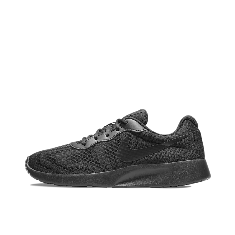 推荐商品：Nike Tanjun 跑鞋 舒适轻便网面透气缓震耐磨复古百搭慢跑低帮圆头 女款/全黑