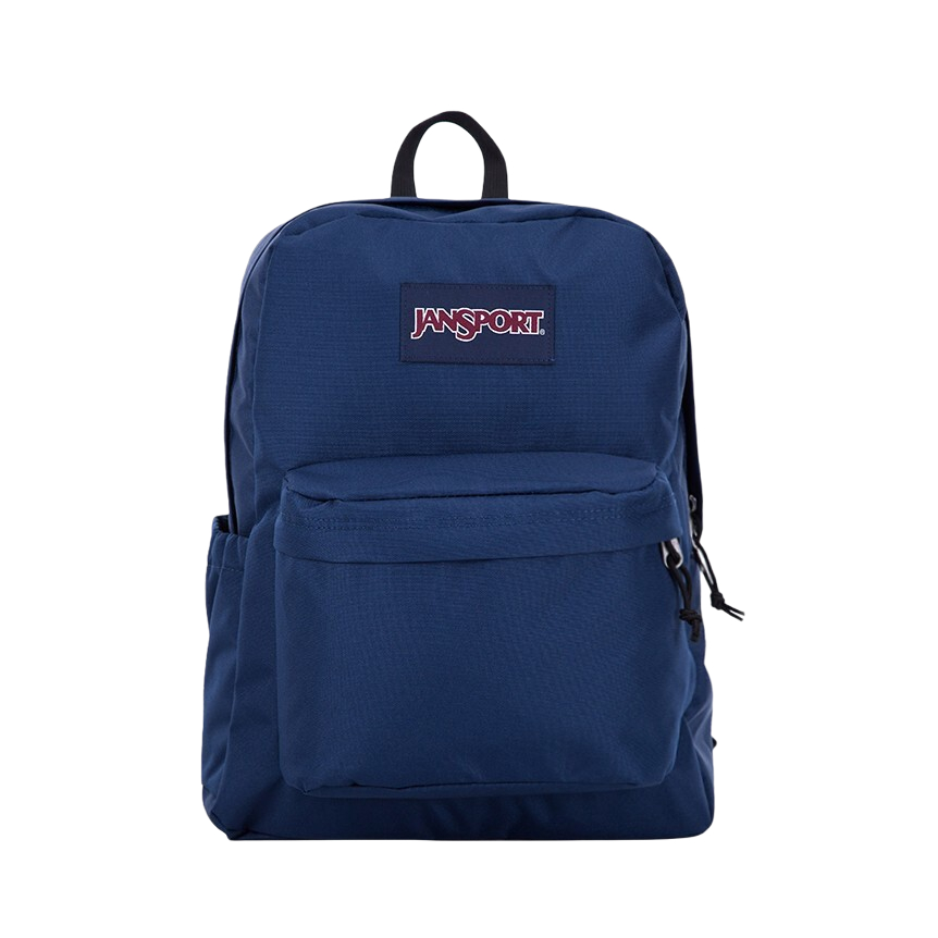 推荐商品：Jansport 中号 经典款织物垂感高中初中校园拉链开合防泼水侧袋电脑背包双肩包