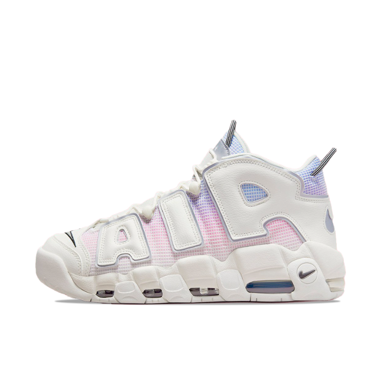 推荐商品：Nike Air More Uptempo 运动休闲鞋 缓震复古百搭防滑耐磨支撑圆头篮球风 男款/白色/蓝色/粉色