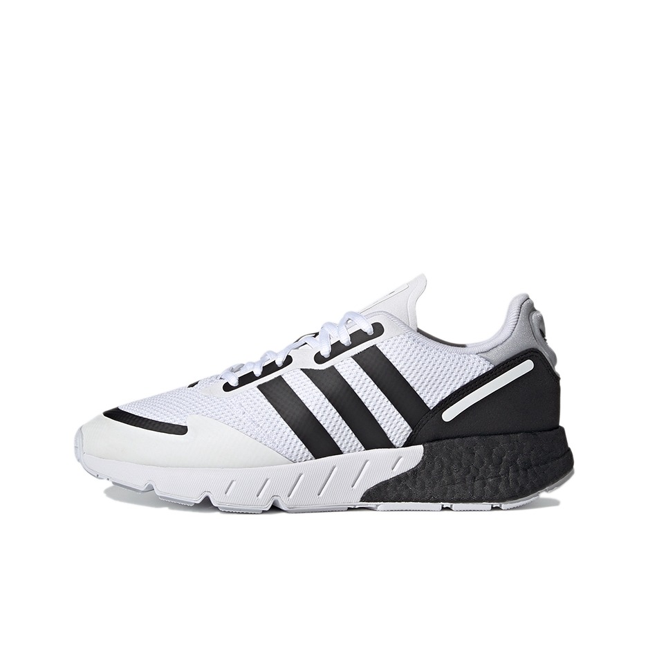 推荐商品：adidas Originals ZX 1K Boost 防滑耐磨 舒适减震 轻便透气 复古 跑鞋 白色/灰色/黑色
