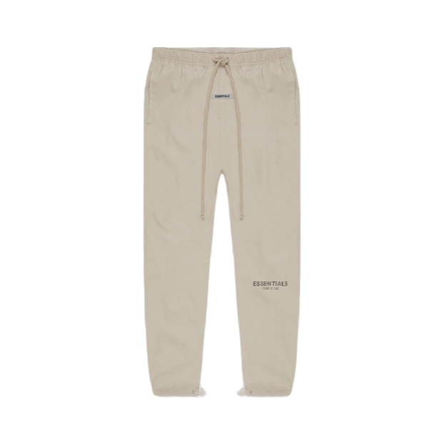Fear Of God 副线 Essentials 镭射反光抽绳系带直筒加绒运动长裤 男女同款