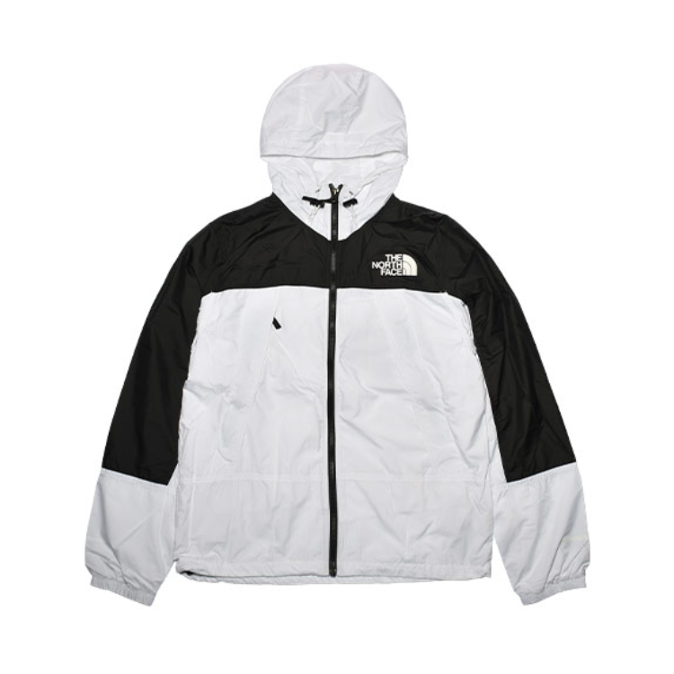 The North Face 男款拼色拼接色块户外防风外套连帽夹克 NF0A53C1