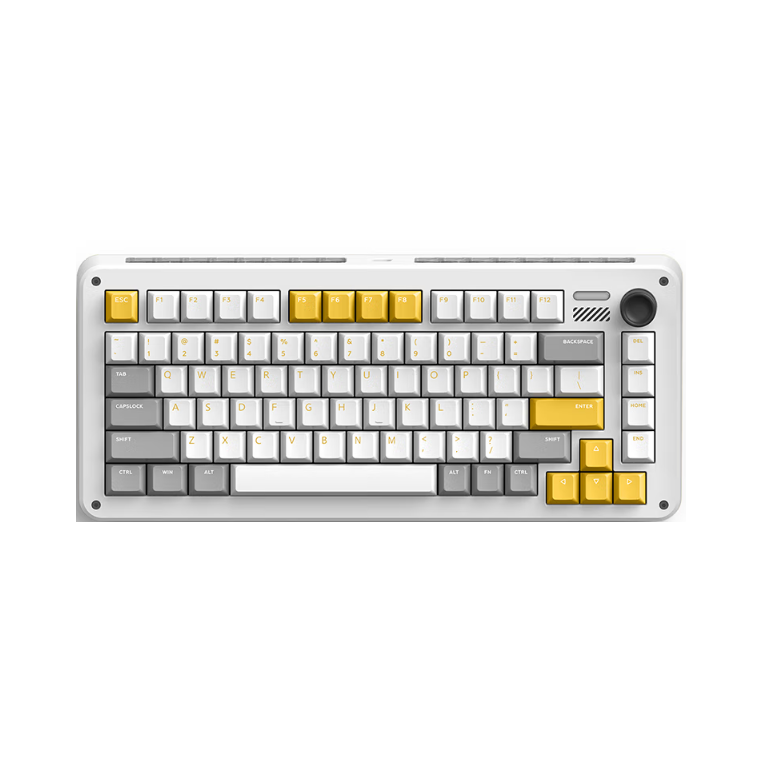 iQunix ZX75 无光版 三模 机械键盘 81键 客制化 铝厂 重力波 蓝牙 红轴 璞玉轴 热插拔 重力波