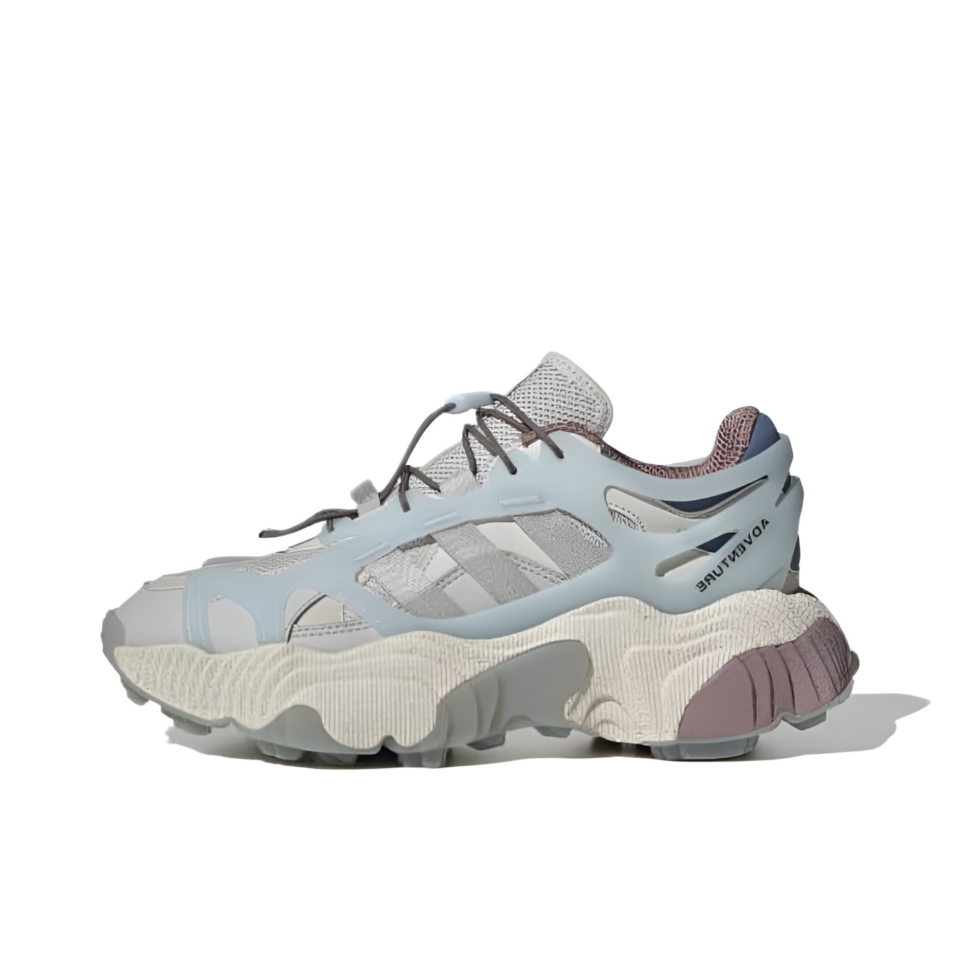推荐商品：adidas Roverend Adventure 织物 防滑耐磨 轻便透气 潮流时尚 舒适百搭运动休闲鞋 水泥灰/浅蓝/深蓝 