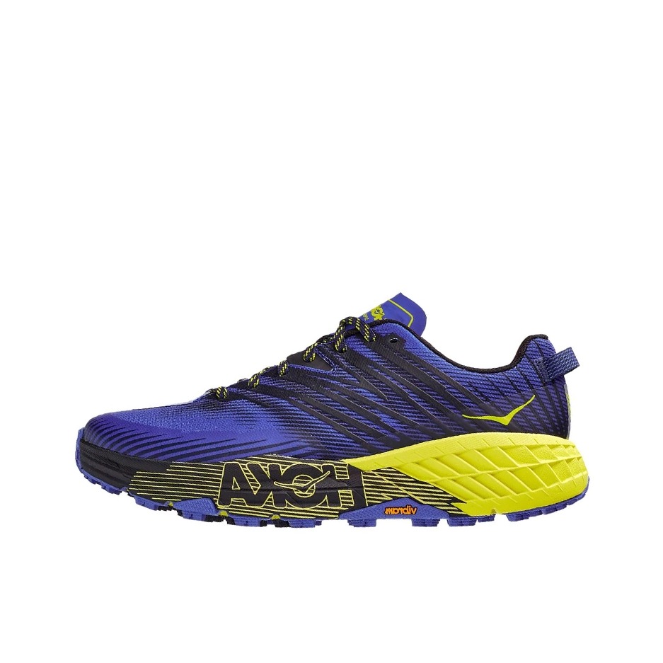 推荐商品：HOKA ONE ONE Speedgoat 4 飞速羚羊 4 减震轻便 防滑耐磨 透气 织物 越野 跑鞋 黑绿