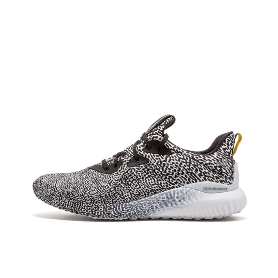 推荐商品：adidas Alpha Bounce 休闲 网面透气 防滑耐磨 减震轻便 运动 缓震 支撑 织物 舒适 跑鞋 motion Capture 爆裂纹