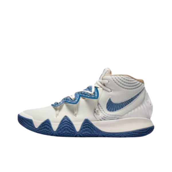 推荐商品：Nike Kyrie S2 欧文S2 篮球鞋 实战训练减震回弹扎染织物 国外版/白色/蓝色