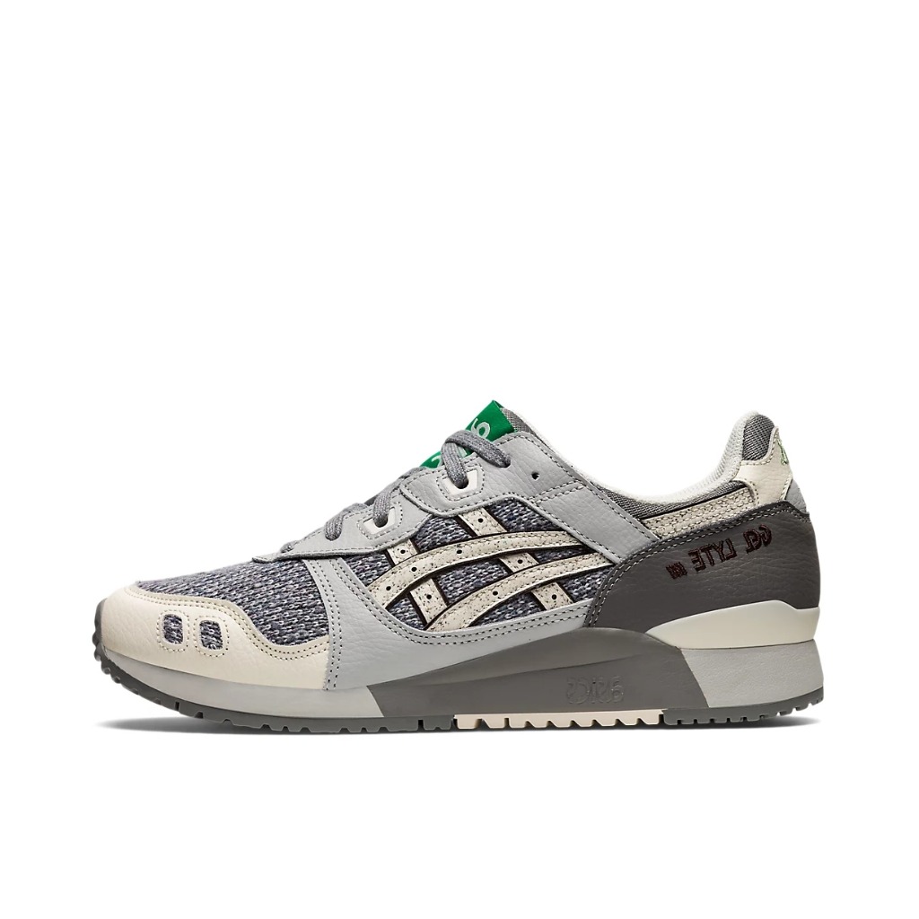 推荐商品：Asics/亚瑟士 Gel-Lyte 3 OG 减震回弹 耐磨防滑 舒适透气 合成革 缓震 复古 低帮 跑鞋 白色/灰色