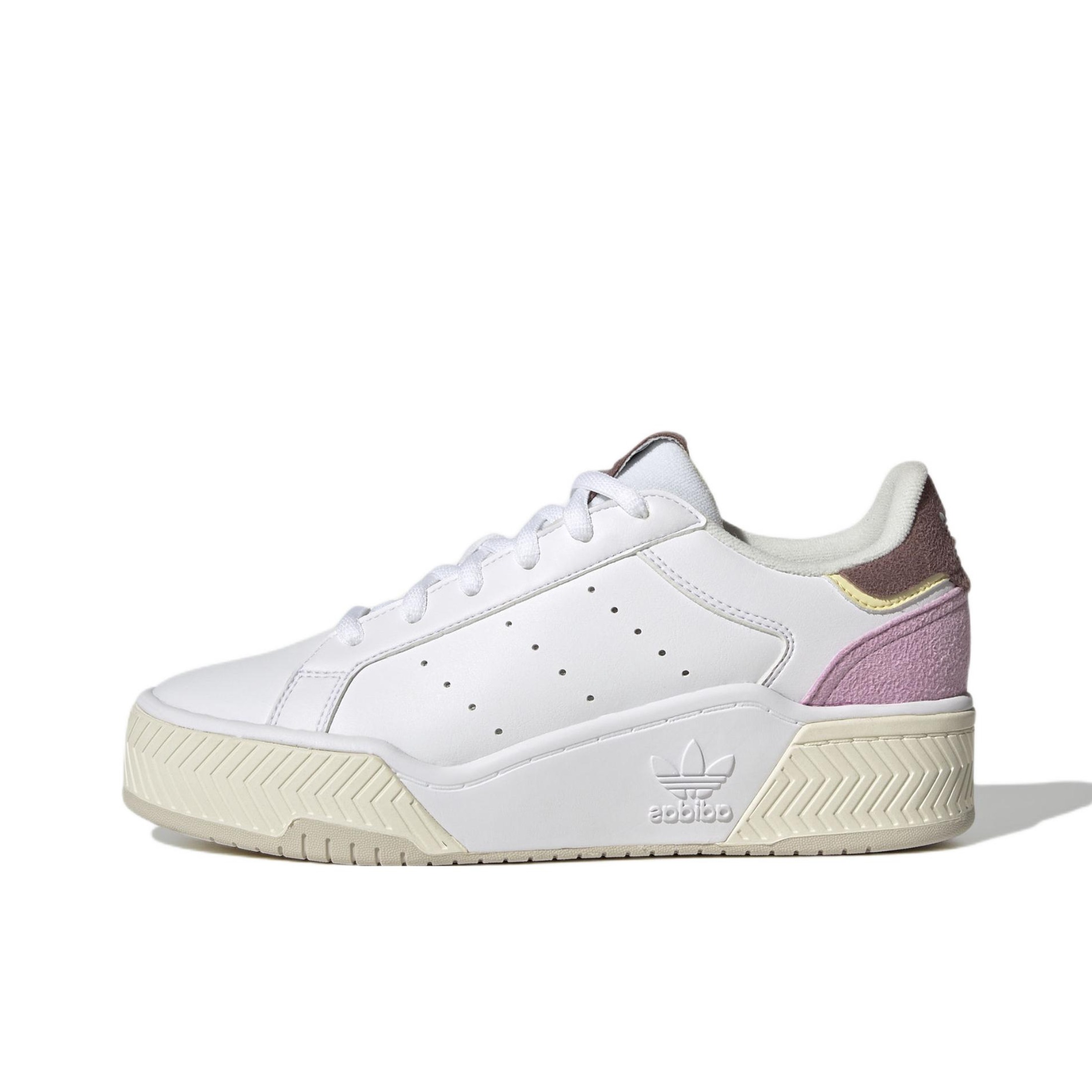 推荐商品：adidas Originals Court Tourino 板鞋 防滑耐磨轻便透气减震 白色/紫色