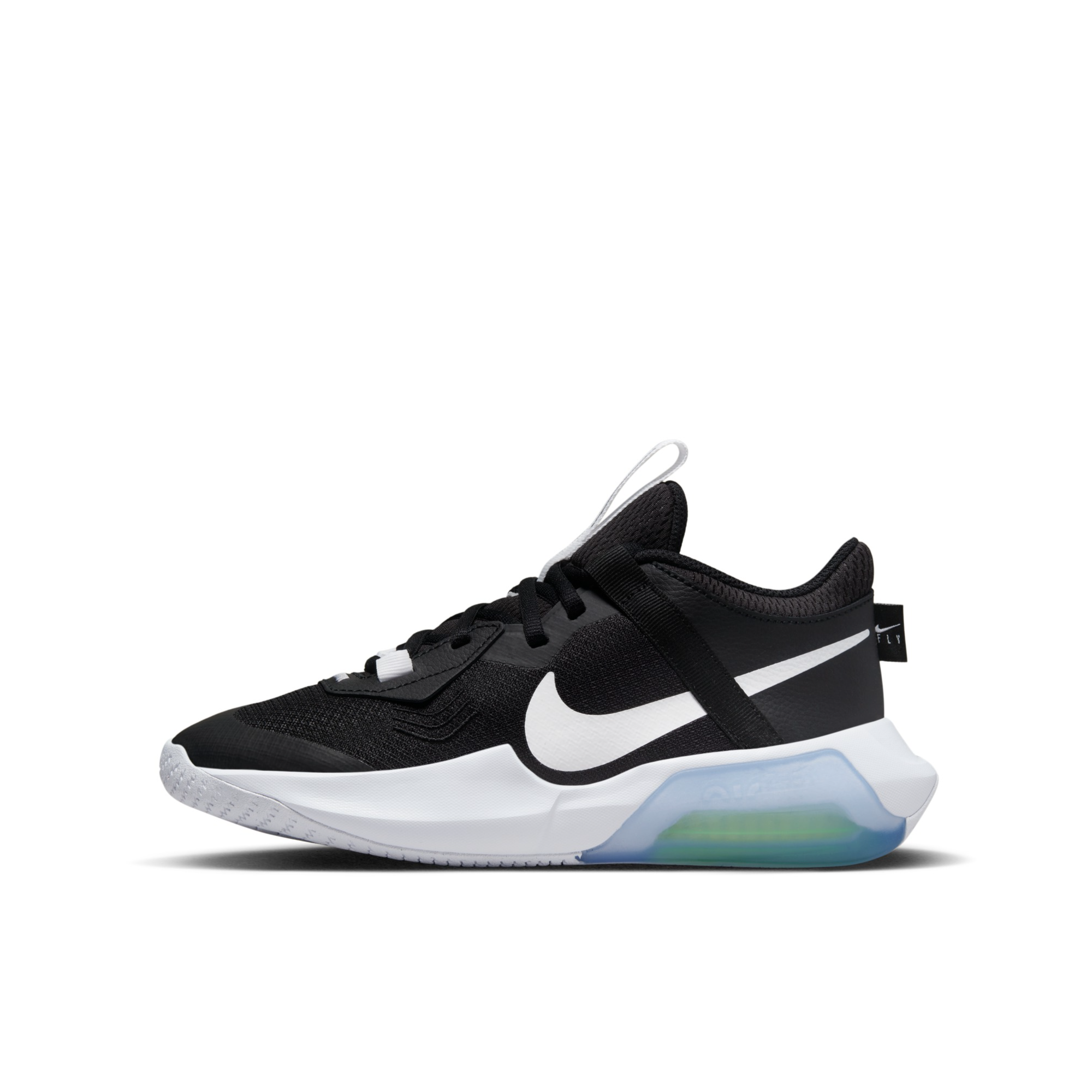 推荐商品：Nike Air Zoom Crossover 缓震 回弹 防滑耐磨 实战 篮球鞋 GS/黑色/白色/荧光黄