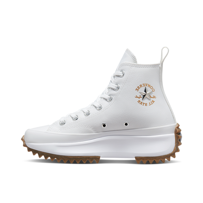 推荐商品：Converse/匡威 Run Star Hike 厚底 防滑 松糕鞋 增高鞋 运动休闲鞋 白色/星星