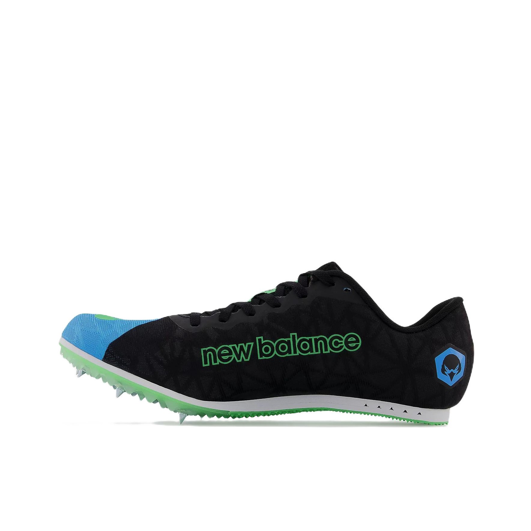 推荐商品：New Balance MD500 跑鞋 防滑耐磨轻便透气舒适织物田径赛场短跑 蓝色/黑色